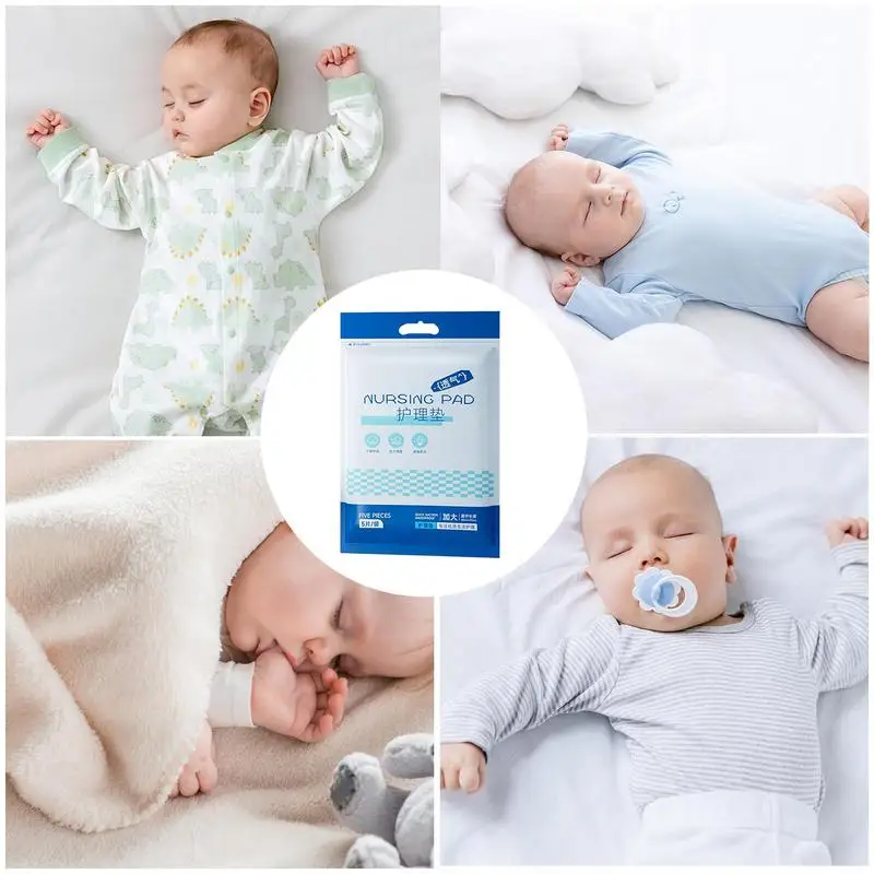Almohadillas para bebé, forros portátiles para cambiar pañales, almohadillas de secado rápido, forros para cambiar pañales, cambiador impermeable absorbente - imagen 5
