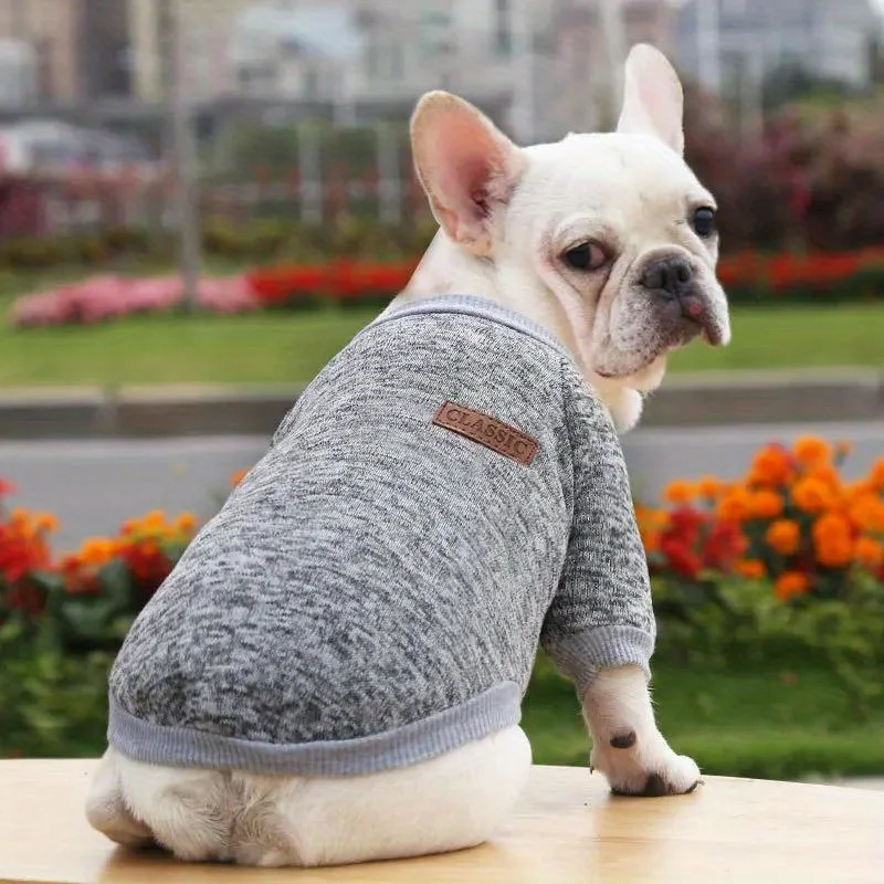 Sudadera de invierno para perros Bulldog Francés – Jersey térmico - imagen 2