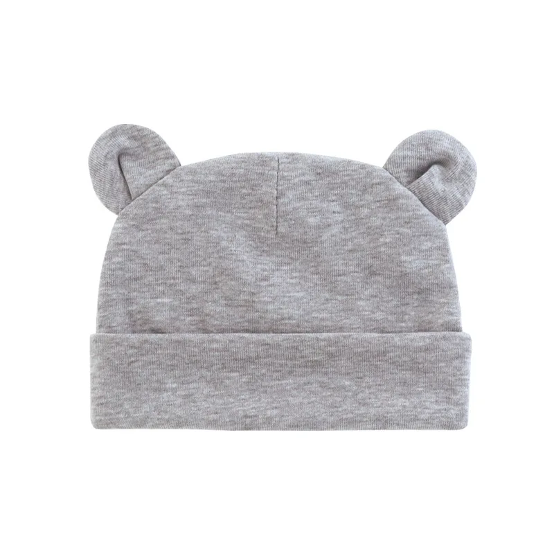 Gorro bebé recién nacido con orejeras de otoño e invierno - imagen 3