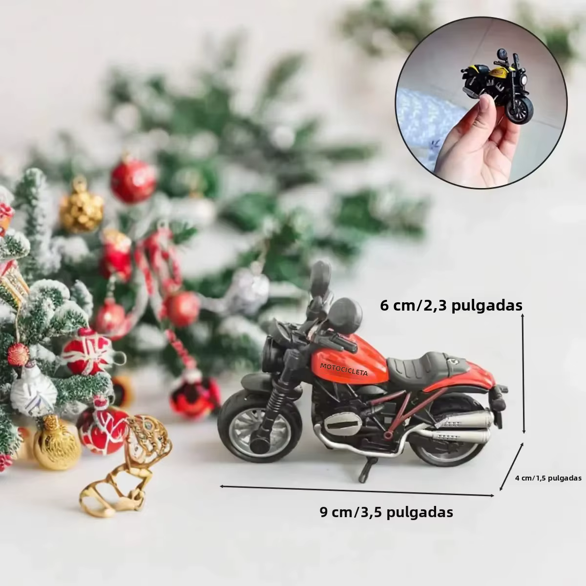 Miniatura moto de aleación para niños - Juguete coleccionable - imagen 3