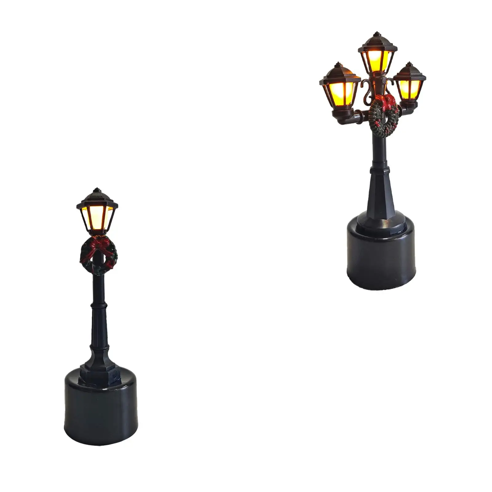 1/12 Miniature Street Light Model Accessories Ornament Christmas Miniature