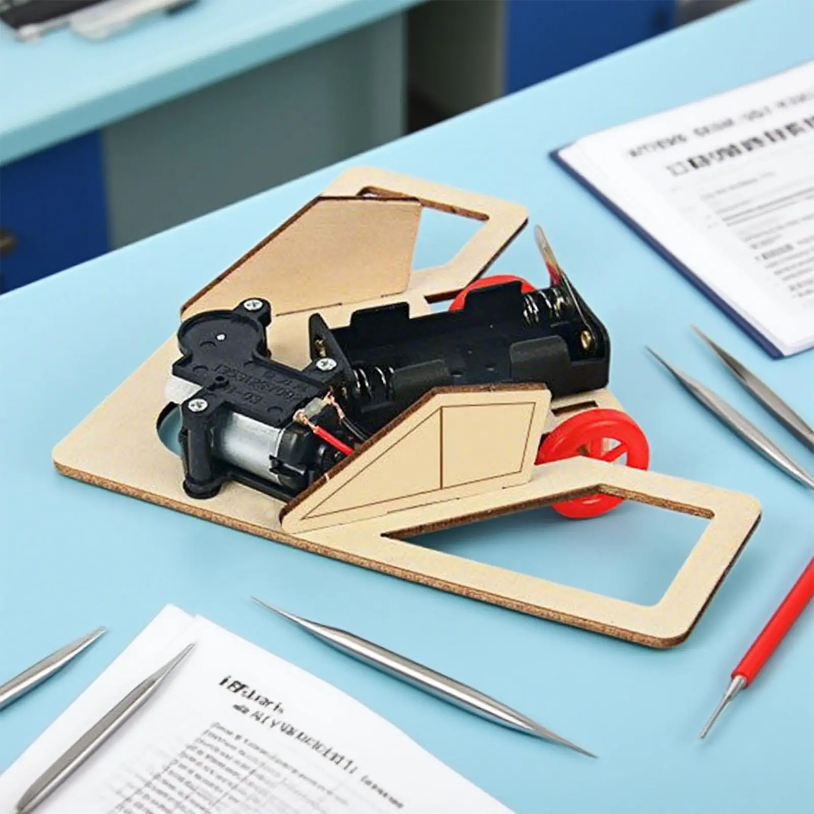 Kits de ciencia robótica, Kit de ingeniería de robótica de ciencia de obstáculos, juguetes educativos prácticos para escuela en casa, preescolar y primaria - imagen 3