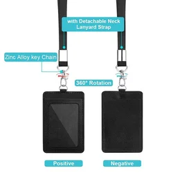 Tarjetero con cordón retráctil para niños - Funda cuero pase autobús