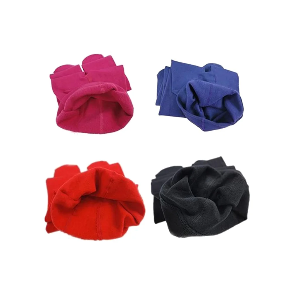 Leggings cálidos premium para niñas de 3 a 5 años Medias con forro grueso Cintura elástica lisa Ideal para uso en invierno debajo de tops largos y - imagen 2