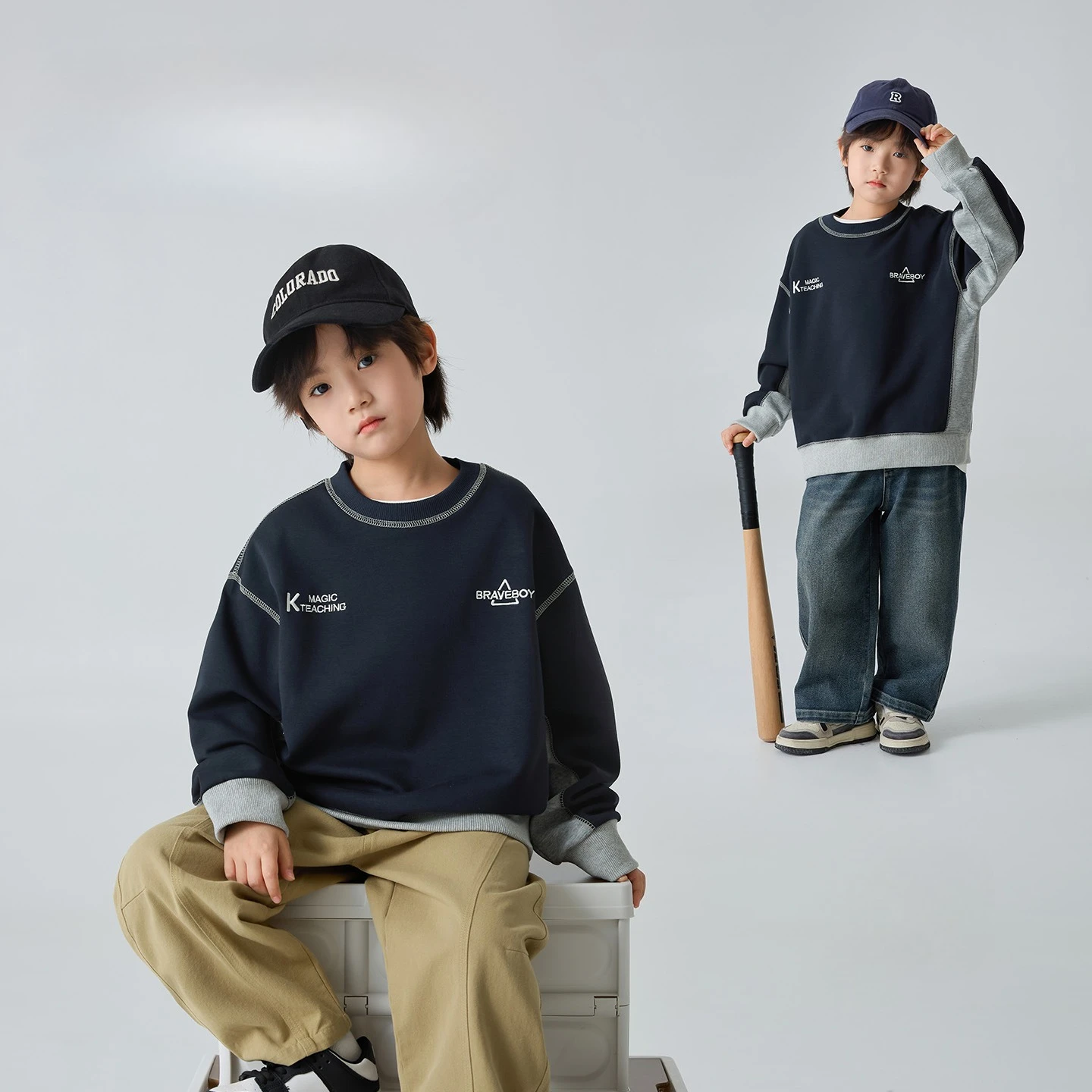 Camiseta térmica de algodón para niños – Manga larga suave - imagen 4
