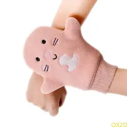 Guantes de baño bebé con estampado de cactus