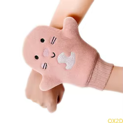 QX2D para guantes creativos baño para bebés niños Cartoon Cactus Bath Washoth Srobbing M