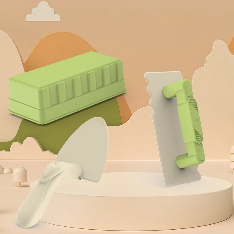 Juguetes de playa para niños, pala, caja de arena, castillo, construcción de paredes de ladrillo de arena, herramientas de moldes, juegos al aire libre de verano, juguetes de arena para niños