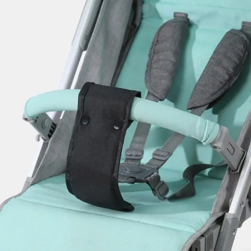 Cochecito de bebé antideslizante Universal, cubierta protectora para la entrepierna delantera, accesorios de cochecito, almohadilla de cubierta para cinturón de seguridad para la entrepierna delantera, 1 ud. - imagen 2