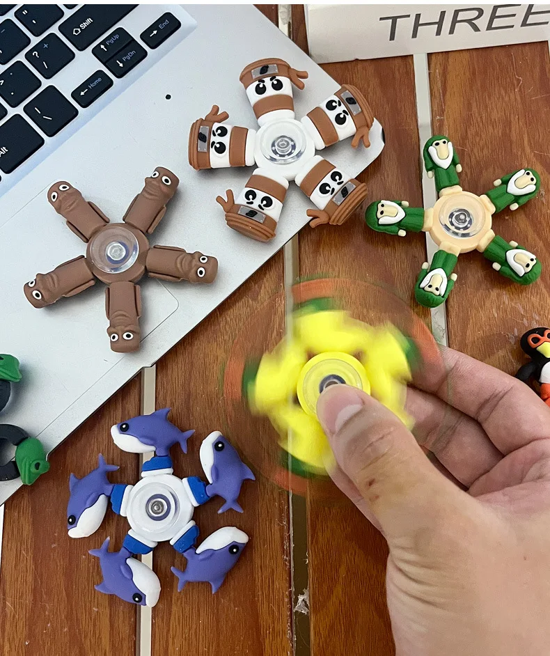 Bailarina capuchino en el fidget spinner
