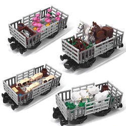 Set de construcción granja con animales para niños