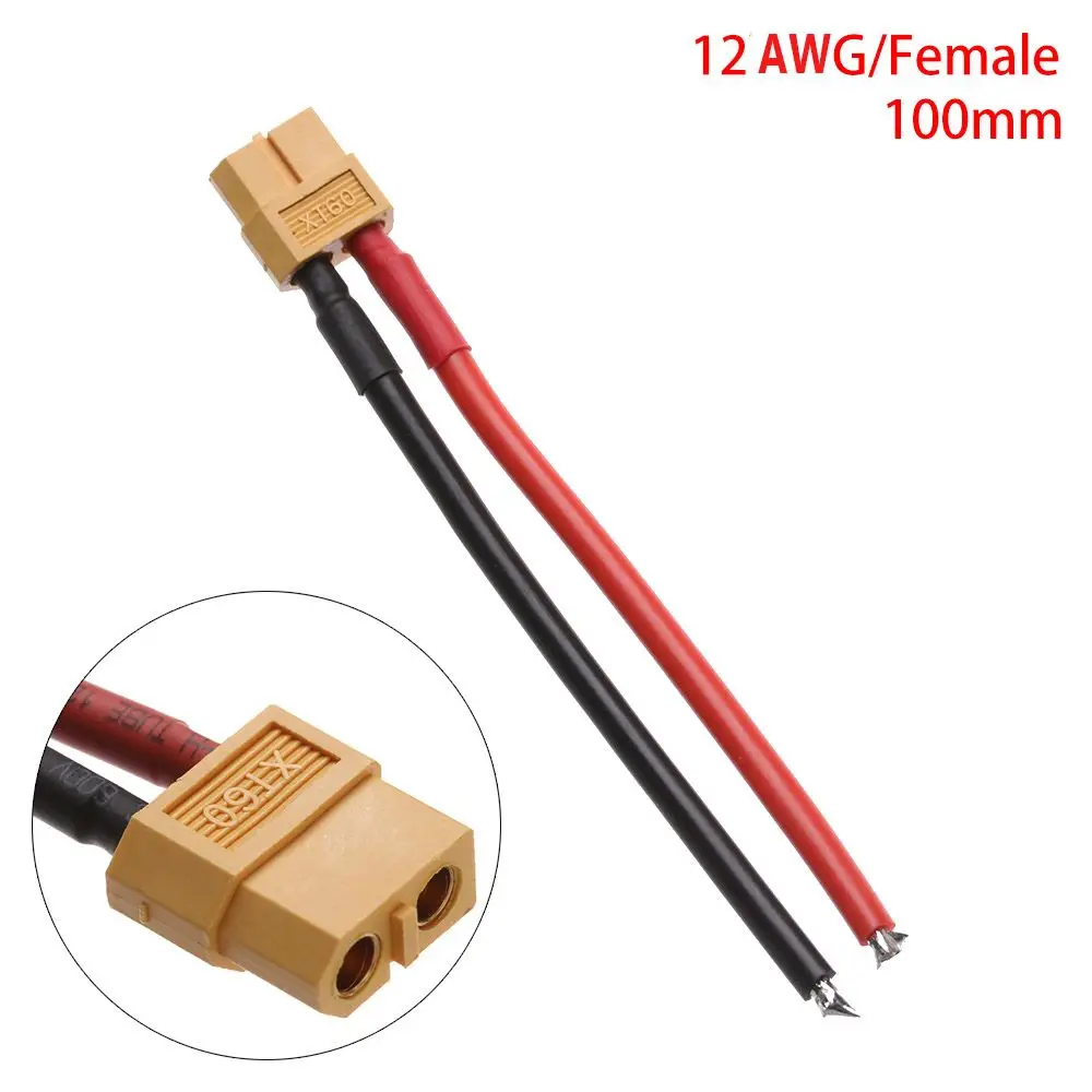 12AWG 100mm Female