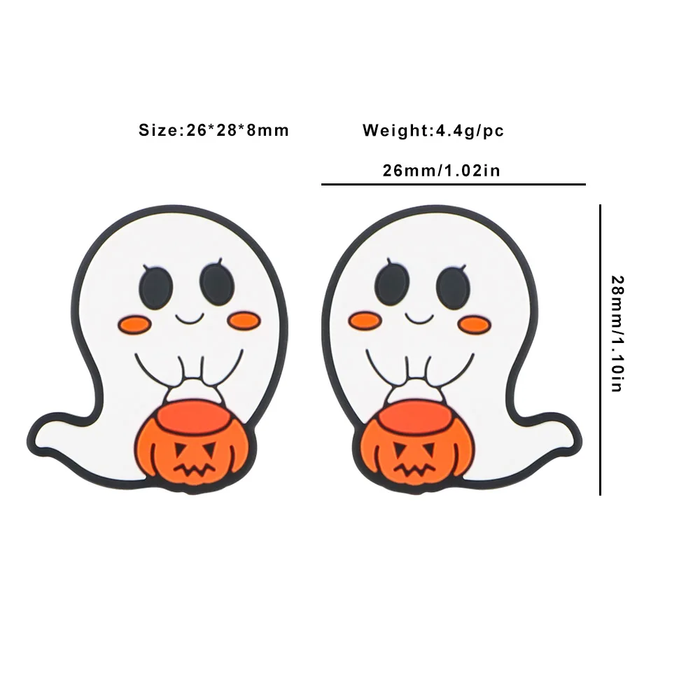 10pcs Ghost pumpkin