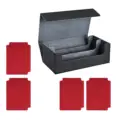 Black Gray with Red