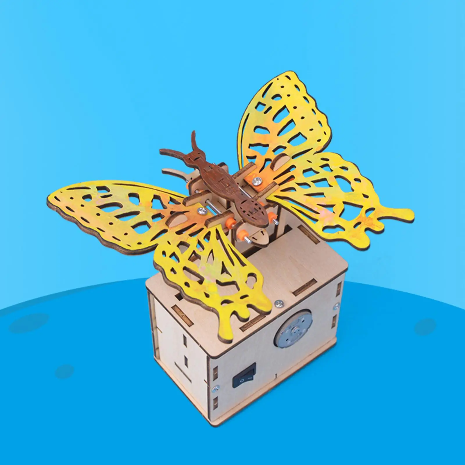 Butterfly Flying Gear Assembly Educational Toy for Kids Holiday
