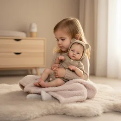 Muñeca Reborn Lily artesanal – Realista con pelo enraizado a mano