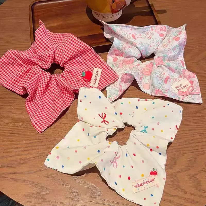 Coletero cuadrado bonito y dulce para niñas, adorno para el cabello, lazo para el cabello para niños, bandas de goma elásticas, accesorios para el cabello encantadores para niños - imagen 5