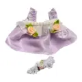 violet flower skirt