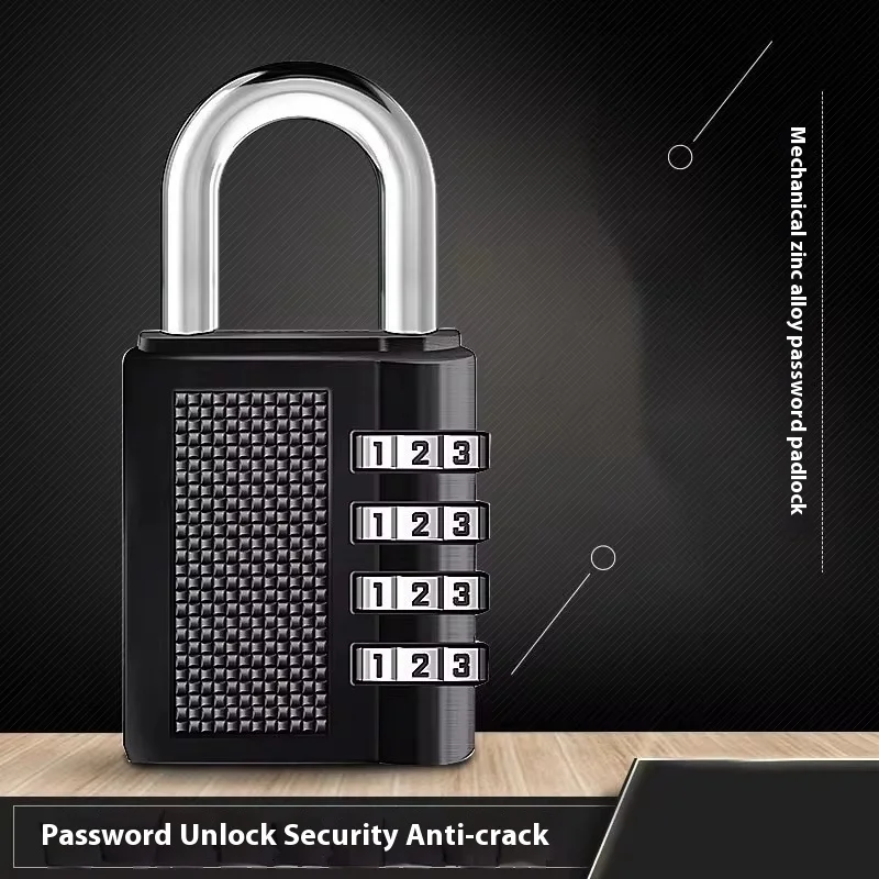Candado de combinación de 4 dígitos antirrobo para equipaje - imagen 3