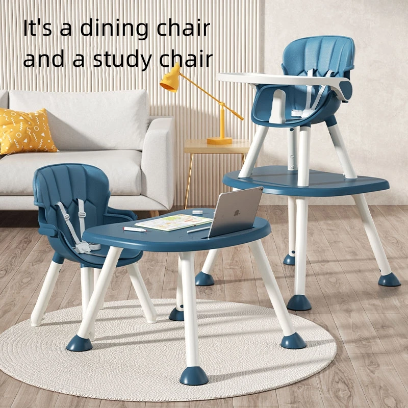Silla de comedor multifuncional para bebés y niños de 0 a 5 años, Asiento desmontable con respaldo para estudiantes, escritorio de estudio - imagen 2