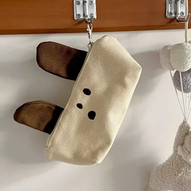 Estuche porta-lápices lona con diseño perro para el cole - imagen 5