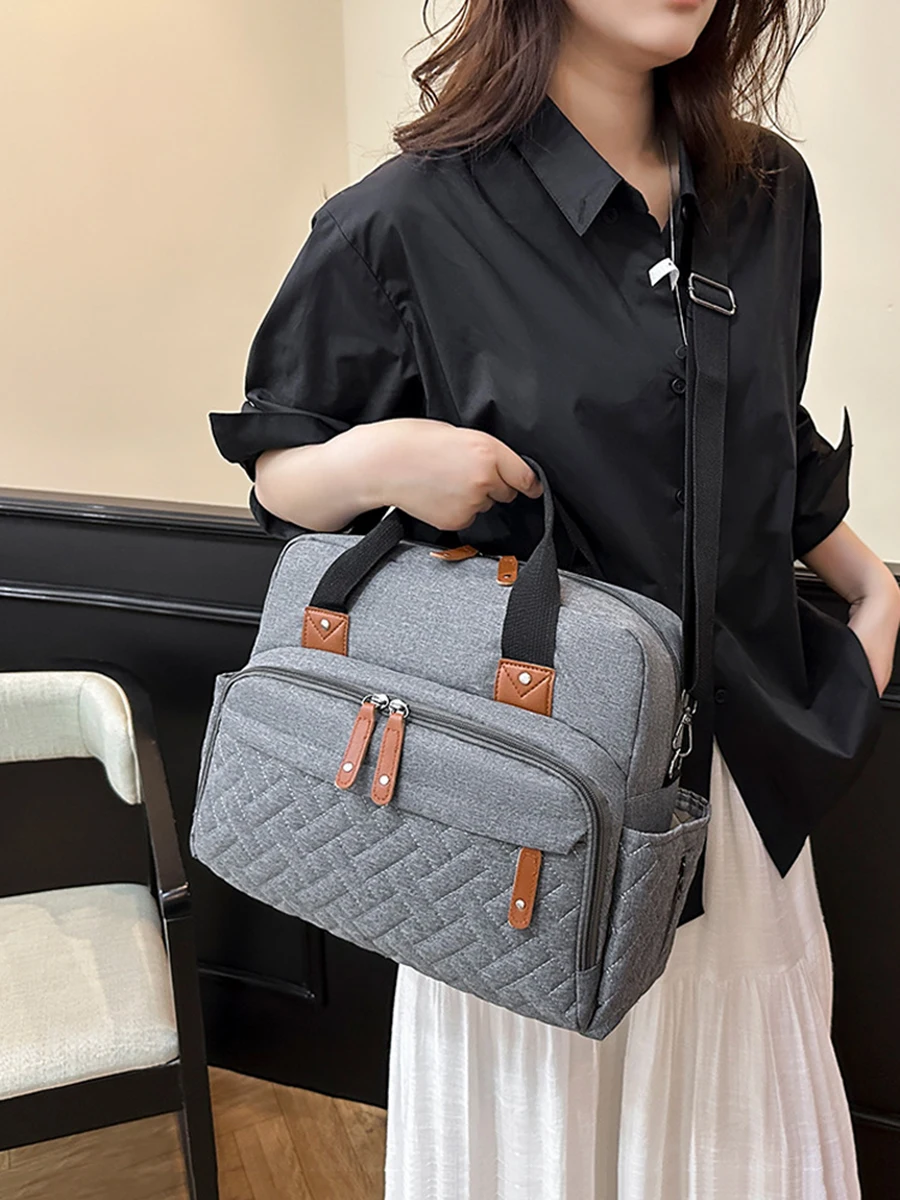 Bolsa de mamá, bolsa de pañales para bebés, mochilas de pañales de viaje multifunción de gran capacidad, cosas para bebés, bolsas de maternidad, lactancia de bebés al aire libre - imagen 5