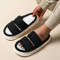 Zapatillas de interior para niños con pelo suave y tallas grandes