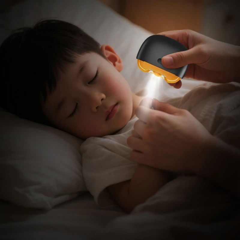 Cortauñas eléctrico automático XXFE para bebé, cortauñas eléctrico recargable de 2 velocidades con almacenamiento de restos de uñas - imagen 4