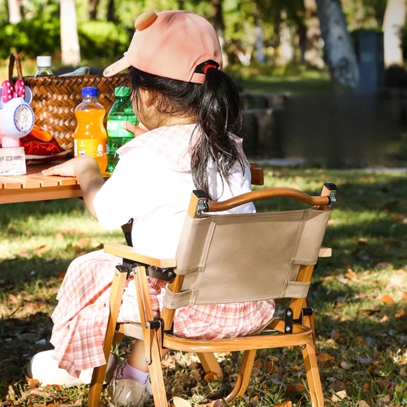 Kmiter Silla de camping transpirable plegable para niños aluminio - imagen 2