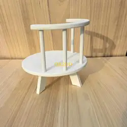 Taburete de madera para sesión de fotos de recién nacido
