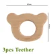 3pcs bear teether