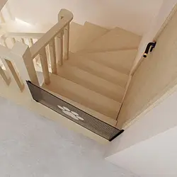 Barrera retráctil de malla para escaleras – Seguridad infantil