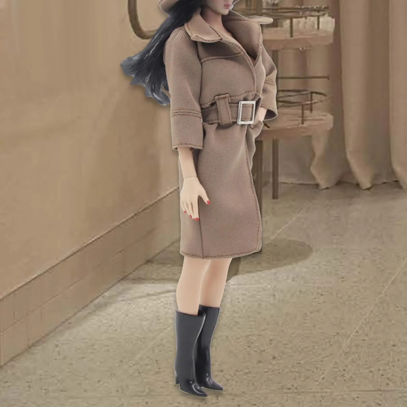 1/6 Scale Female Clothes Scene Photo Prop Pretend Play Toy Body Dolls Cosplay
