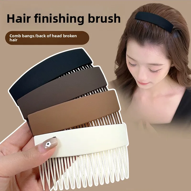 Peines para el cabello minimalistas japoneses y coreanos: peines laterales antideslizantes para mujeres y niños, perfectos para flequillo y pedrería, elegantes pinzas para el cabello