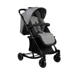 Carrito bebé pliable con absorción de impactos