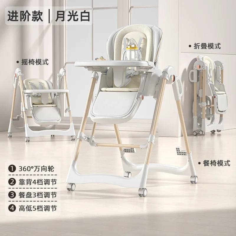 Trona plegable multifunción para bebé – Silla de comer infantil - imagen 4
