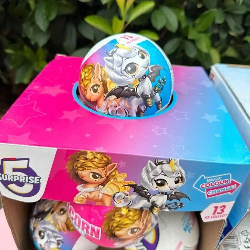Set de bolas sorpresa unicornio con figuras estilo anime para niños - imagen 2