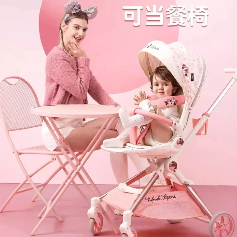 Cochecito de bebé Q7 puede sentarse y acostarse Q7-3 Cochecito de bebé Q11 plegable ligero Tesoro bidireccional - imagen 4