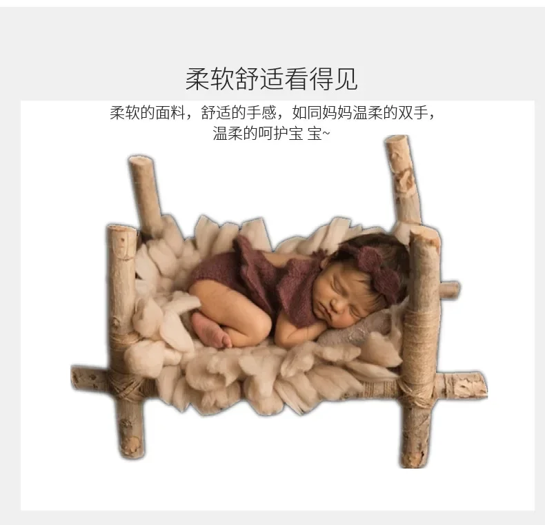 Manta de fotografía de bebé recién nacido, almohadillas de piel sintética, mantas suaves de felpa, accesorios para fotos, relleno de cesta, recién llegado, 55x80cm - imagen 5