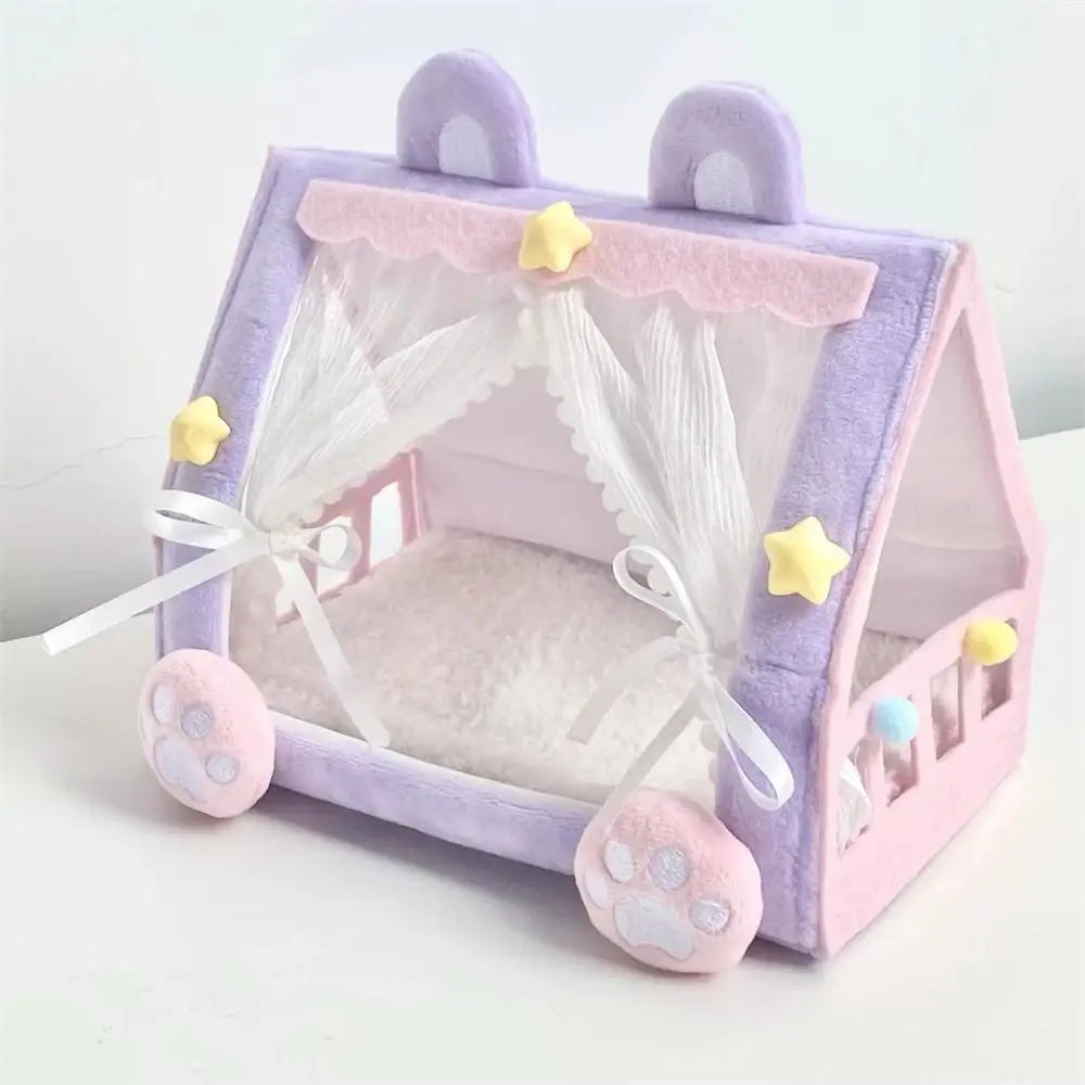 Cama de muñeca algodón para dormitorio infantil, regalo para niña - imagen 5