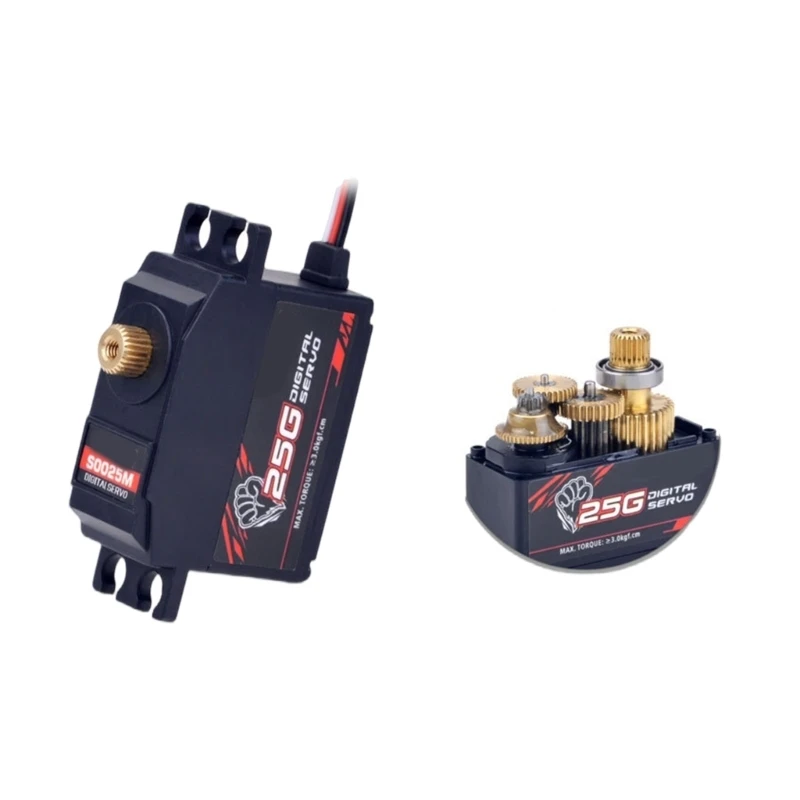 Servomotor digital engranaje metal fuerte 85AE, respuesta velocidad, servomotor pequeño grado industrial para uso en