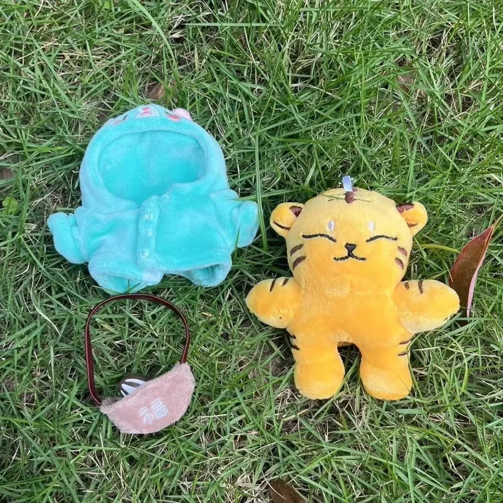 Llavero de peluche Kpop Idol Hoshi, muñeco TAMTAM, tigre relleno (con bolso cruzado + sudadera con capucha) - imagen 4