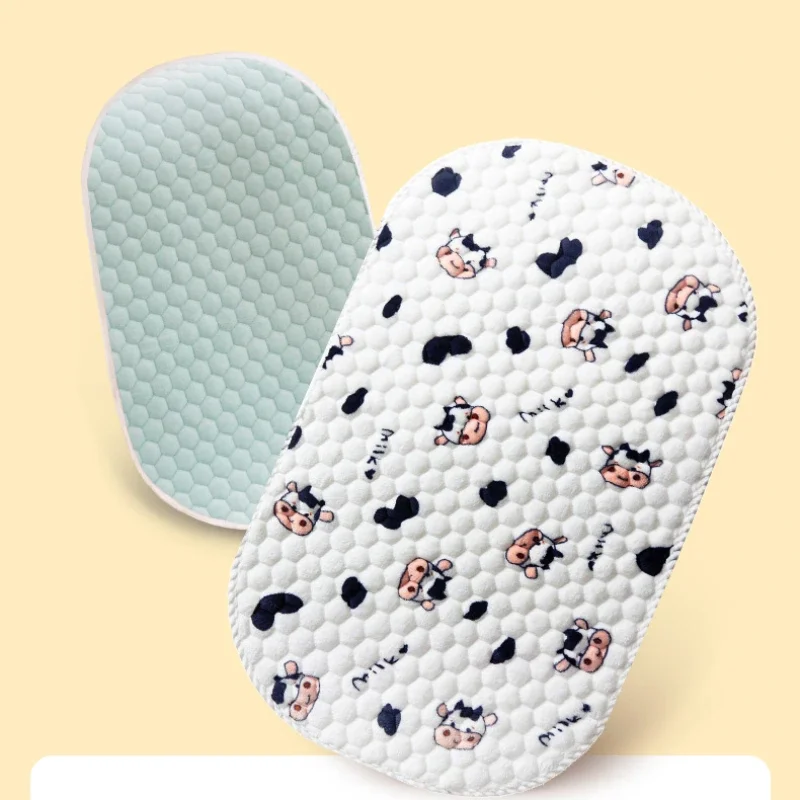 Sábana cuna bebé de franela suave con animales para invierno - imagen 3