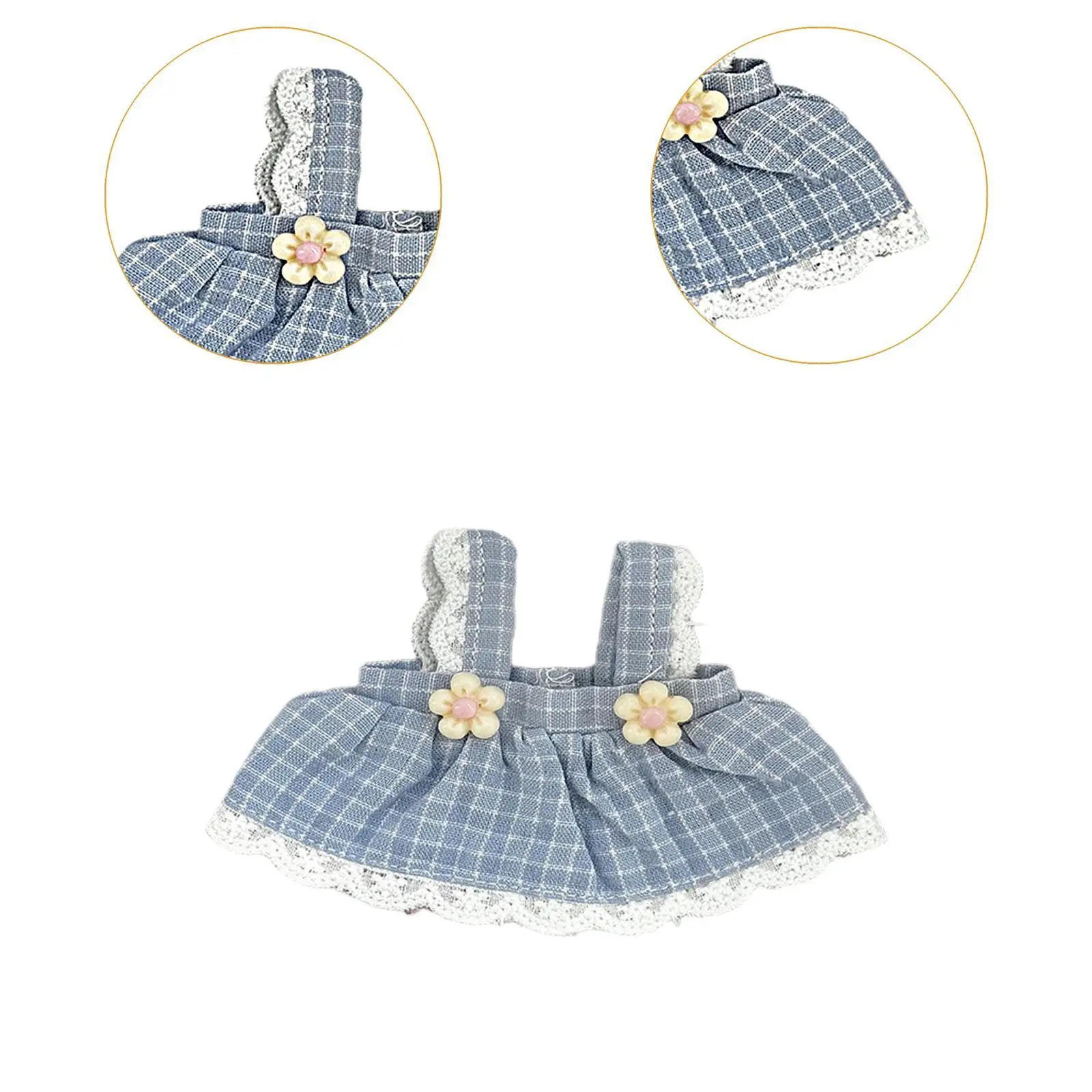 Doll Suspender Skirt Role Playing Costume Accessories for 12cm Pendant Dolls