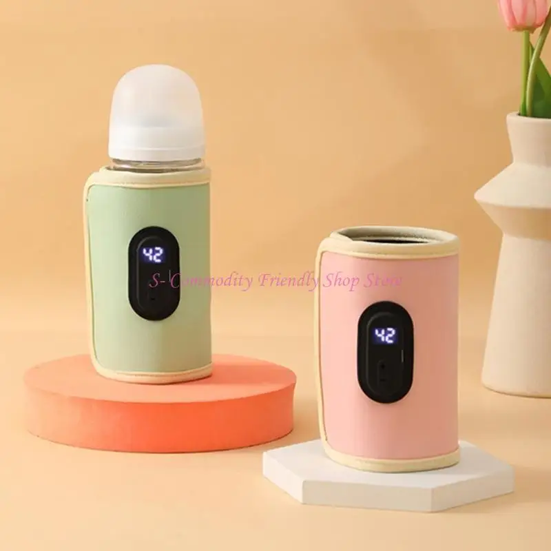 Funda calentadora botellas leche portátil 85AE, funda multifunción para temperatura constante - imagen 4