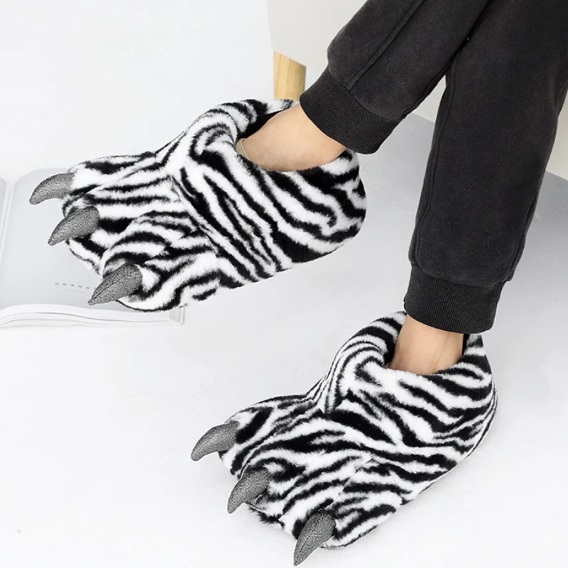 Zapatillas de felpa con dinosaurios para bebés – Cálidas y suaves - imagen 2