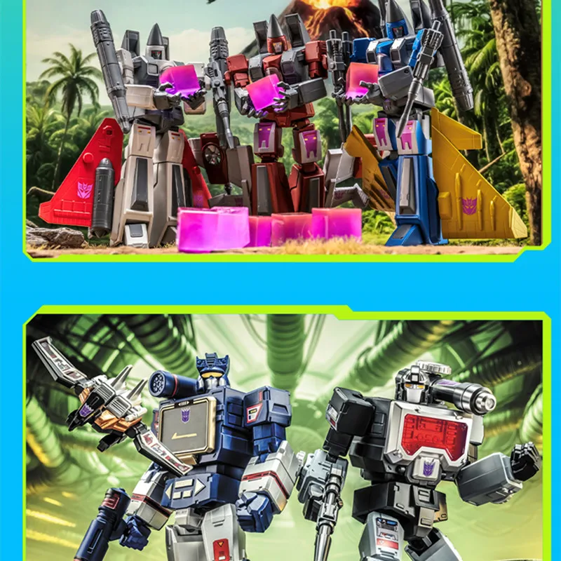 Transformación Soundwave Spyglass empuje Dirge Ramjet figura de acción modelo juguetes de ensamblaje Robot adorno de escritorio regalos de cumpleaños - imagen 3