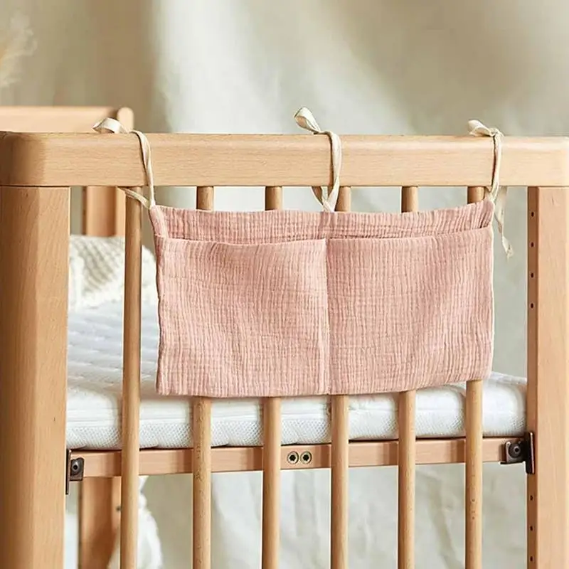 Bolsillos para cama, almacenamiento para cabecera de cama, almacenamiento para guardería, 2 bolsillos, bolsa para cabecera que ahorra espacio, accesorio Caddy para dormitorio, entrada, oficina y dormitorio - imagen 4