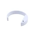 C-shaped white