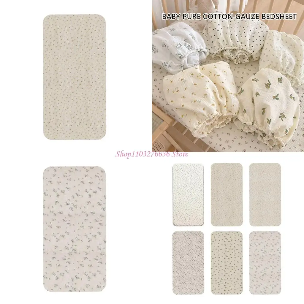 Actualizaciones R6FD Cuna algodón Baby Cuna algodón suave y transpirable Diseños patrones encantadores Cuna cama